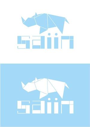 HIBARIGA (TAJIN)さんのヘアサロン　『saiin 』　のロゴへの提案