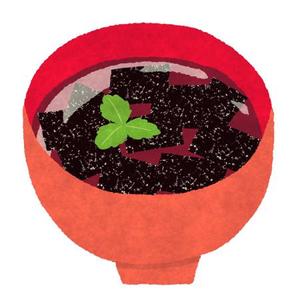 ブージャム (boojum)さんの海苔の入ったお吸い物のイラストへの提案