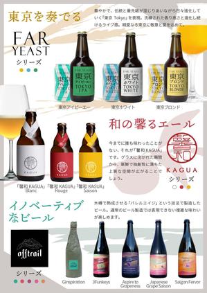 miya (miya-03)さんのクラフトビール会社「FarYeastBrewing株式会社」販促資料デザインへの提案