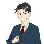 光藤有佳 (yuka_kobepop)さんのカッコいい（男らしい）社長のイラストへの提案