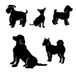 Loulaki (ルラキ) ()さんの有名な犬種の顔もあるリアルなシルエット　への提案