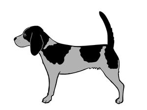 mi-ju (mi-ju)さんの有名な犬種の顔もあるリアルなシルエット　への提案