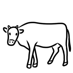 mi-ju (mi-ju)さんの来年の干支「丑（うし）」のシンプルなイラストへの提案