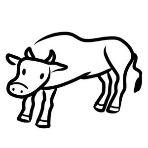 mi-ju (mi-ju)さんの来年の干支「丑（うし）」のシンプルなイラストへの提案