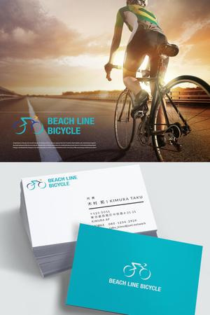 YOO GRAPH (fujiseyoo)さんのスポーツバイクプロショップ「BEACH LINE BICYCLE」のメインロゴへの提案