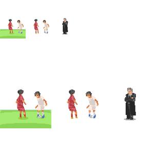 今泉エマ (rrii777)さんのスマホ向けサッカーゲームのイラスト制作（2Dドット絵）への提案