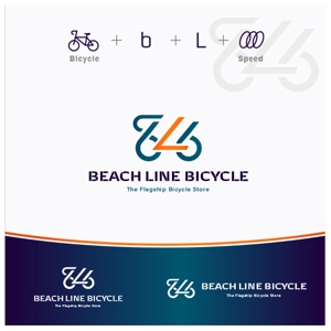 tori (kuri_kuri)さんのスポーツバイクプロショップ「BEACH LINE BICYCLE」のメインロゴへの提案