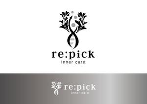 - (WITH_Toyo)さんのインナーケアブランド　「re:pick」　のロゴへの提案