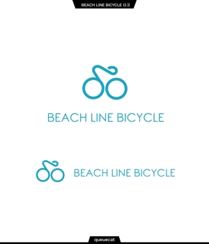 queuecat (queuecat)さんのスポーツバイクプロショップ「BEACH LINE BICYCLE」のメインロゴへの提案