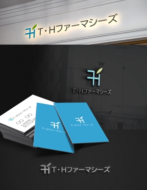 D.R DESIGN (Nakamura__)さんの調剤薬局の会社　「合同会社 T・Hファーマシーズ」のロゴへの提案