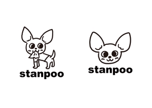 yonemi ヨネミ (yonemi_illust)さんのペットサロン看板犬のイラストロゴへの提案