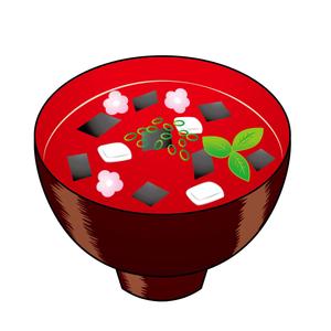 チャリ太郎 (kouhei-tk)さんの海苔の入ったお吸い物のイラストへの提案