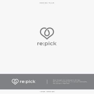 ひのとり (hinotori)さんのインナーケアブランド　「re:pick」　のロゴへの提案
