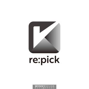 W DESIGN (WENNYDESIGN_TATSUYA)さんのインナーケアブランド　「re:pick」　のロゴへの提案