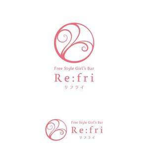 marutsuki (marutsuki)さんのガールズバー「Re:fri」のロゴ製作依頼への提案