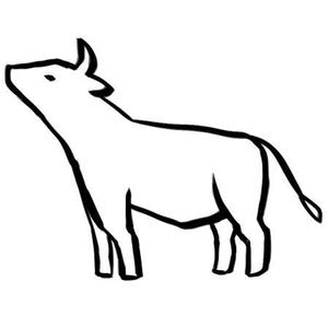 goma_210さんの来年の干支「丑（うし）」のシンプルなイラストへの提案