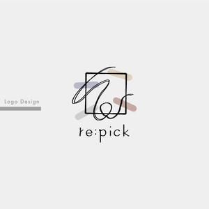 SCĒNE design (K-suKe)さんのインナーケアブランド　「re:pick」　のロゴへの提案
