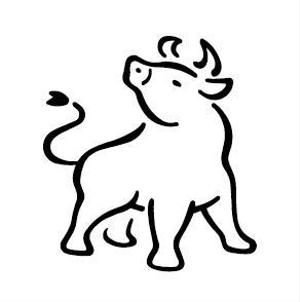 Q-Design (cats-eye)さんの来年の干支「丑（うし）」のシンプルなイラストへの提案