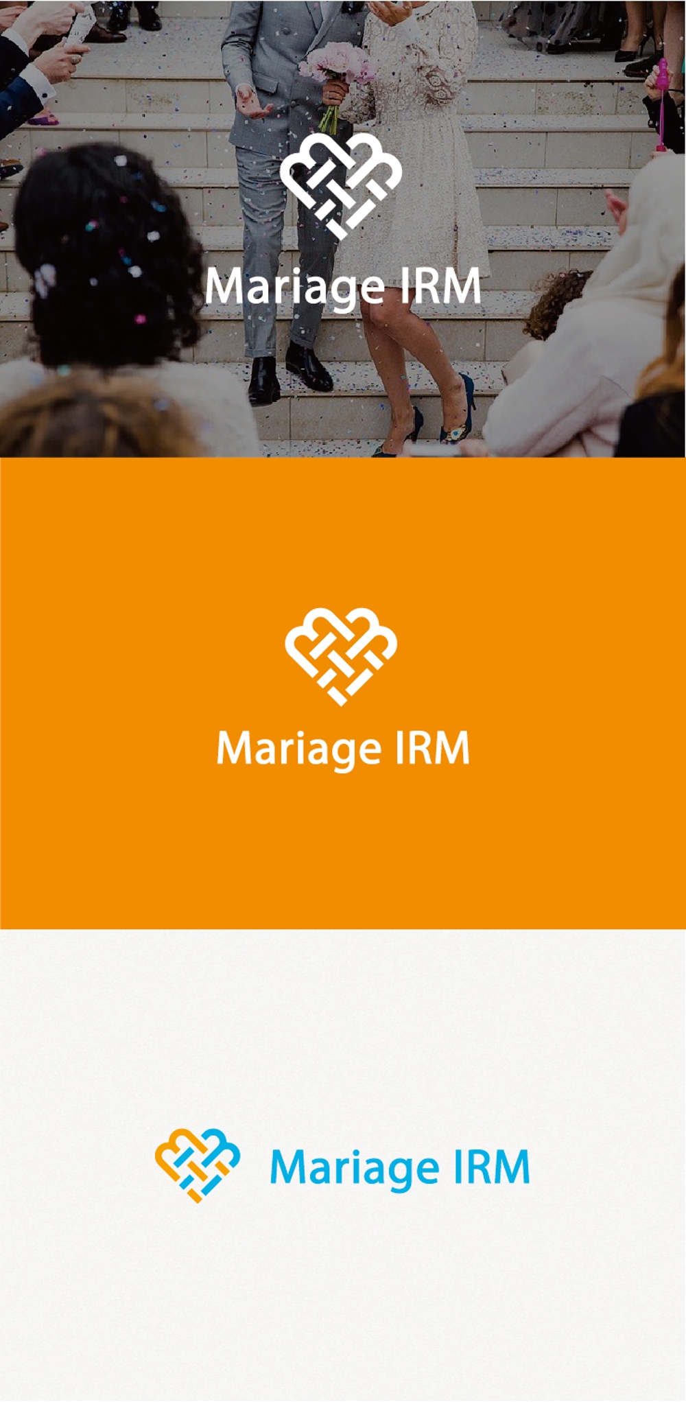 結婚相談所「マリアージュIRM」のロゴ作成