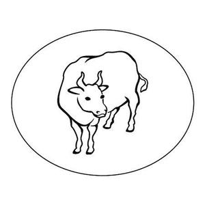 tomo_acu (tomo_acu)さんの来年の干支「丑（うし）」のシンプルなイラストへの提案