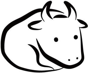 あーまん (aaman)さんの来年の干支「丑（うし）」のシンプルなイラストへの提案