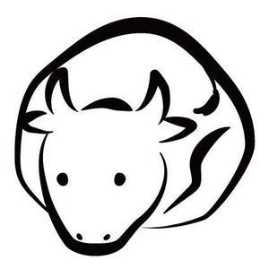 あーまん (aaman)さんの来年の干支「丑（うし）」のシンプルなイラストへの提案