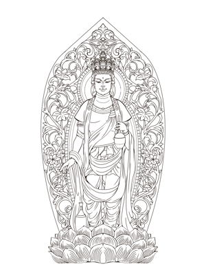 めめんともり (unkomori316)さんの寺院の御朱印のキャラクターへの提案