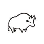 岩間創作室 (iwama_creation)さんの来年の干支「丑（うし）」のシンプルなイラストへの提案