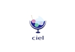 もものあ (momonoir6321)さんのパフェをメインとしたBAR「ciel～シエル～」のロゴへの提案