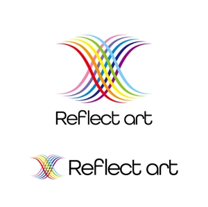 j-design (j-design)さんの「アートをリフレクト（反響）する」企業のロゴ制作への提案
