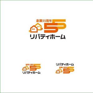 kora３ (kora3)さんの注文住宅会社創業55周年ロゴへの提案