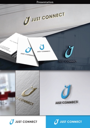 BKdesign (late_design)さんの防犯カメラの販売会社「JUST CONNECT」のロゴマーク制作への提案