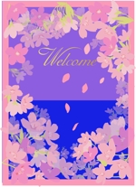 toro ()さんの【桜・春らしい】ウェルカムボード（フィギュア）の背景画像デザインへの提案
