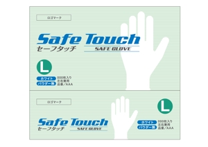 NICE (waru)さんの医療従事者＆一般消費者向け　天然ゴム手袋のパッケージデザインへの提案
