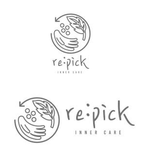 Kang Won-jun (laphrodite1223)さんのインナーケアブランド　「re:pick」　のロゴへの提案