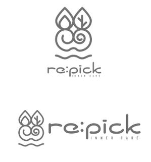 Kang Won-jun (laphrodite1223)さんのインナーケアブランド　「re:pick」　のロゴへの提案