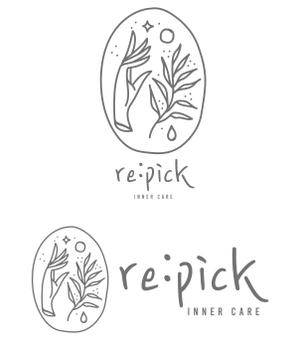 Kang Won-jun (laphrodite1223)さんのインナーケアブランド　「re:pick」　のロゴへの提案