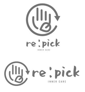 Kang Won-jun (laphrodite1223)さんのインナーケアブランド　「re:pick」　のロゴへの提案