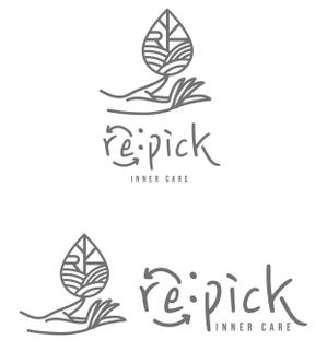 Kang Won-jun (laphrodite1223)さんのインナーケアブランド　「re:pick」　のロゴへの提案