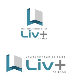 Kang Won-jun (laphrodite1223)さんのアパート・マンションブランド「LIV+」（リブタス）のロゴへの提案