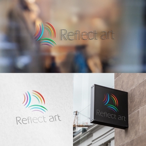 DeiReiデザイン (DeiRei)さんの「アートをリフレクト（反響）する」企業のロゴ制作への提案