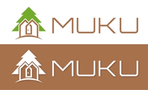Hiko-KZ Design (hiko-kz)さんの自然素材を使った新規住宅事業「MUKU」のロゴへの提案