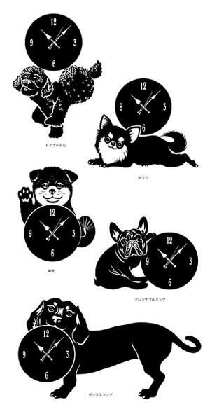 kropsworkshop (krops)さんの有名な犬種の顔もあるリアルなシルエット　への提案