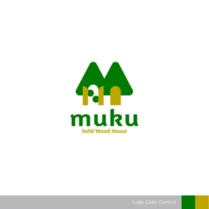 ＊ sa_akutsu ＊ (sa_akutsu)さんの自然素材を使った新規住宅事業「MUKU」のロゴへの提案