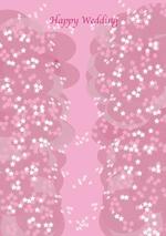 あるい (arui_0525)さんの【桜・春らしい】ウェルカムボード（フィギュア）の背景画像デザインへの提案
