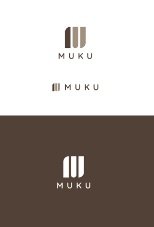 KOHana_DESIGN (diesel27)さんの自然素材を使った新規住宅事業「MUKU」のロゴへの提案