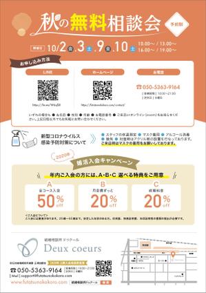 saesaba (SachieSaeki)さんの結婚相談所の広告チラシ作成への提案