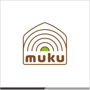 yoshino389さんの自然素材を使った新規住宅事業「MUKU」のロゴへの提案