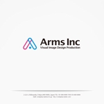 H-Design (yahhidy)さんの映像広告制作会社 Arms Inc. ロゴ作成への提案