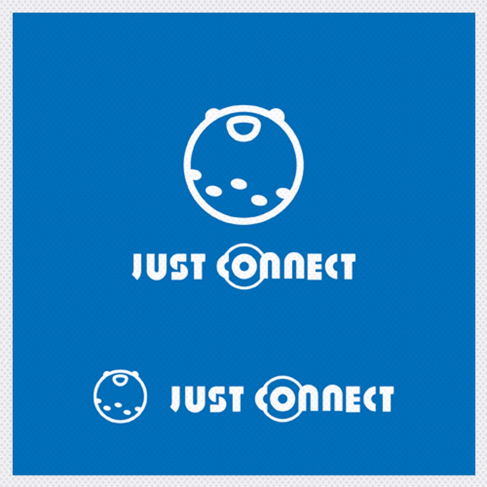防犯カメラの販売会社「JUST CONNECT」のロゴマーク制作